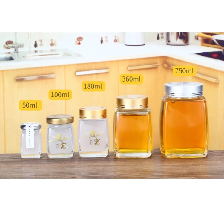 

Wholesale various capacity empty label for jars of honey, Transparent color/ clear color or customized