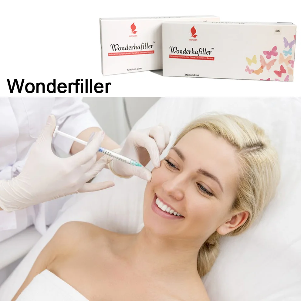 

2ml wonderfiller medium line hyaluronic acid filler injections to buy