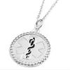 Yiwu Aceon stainless steel etched engrave bordered fashion hard tag