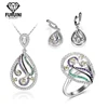 18K Gold Jewelry Set Latest Style Copper Alloy Bridal Jewelry Set For Wedding Party