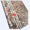 Maple red granite staircase step with flamed polished surface