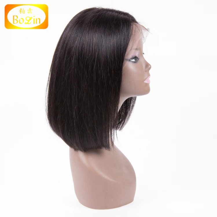 

150% Density Full Lace Wig Straight Brazilian Human Hair Bob Wholesale Virgin Hair Vendors