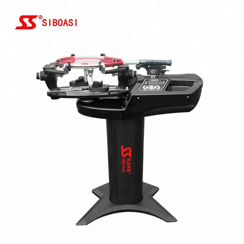 

SIBOASI S3169 dual-use badminton and tennis stringing machine from China factory, Black
