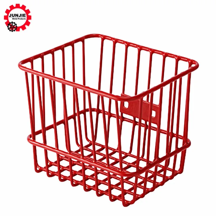 metal bike basket front