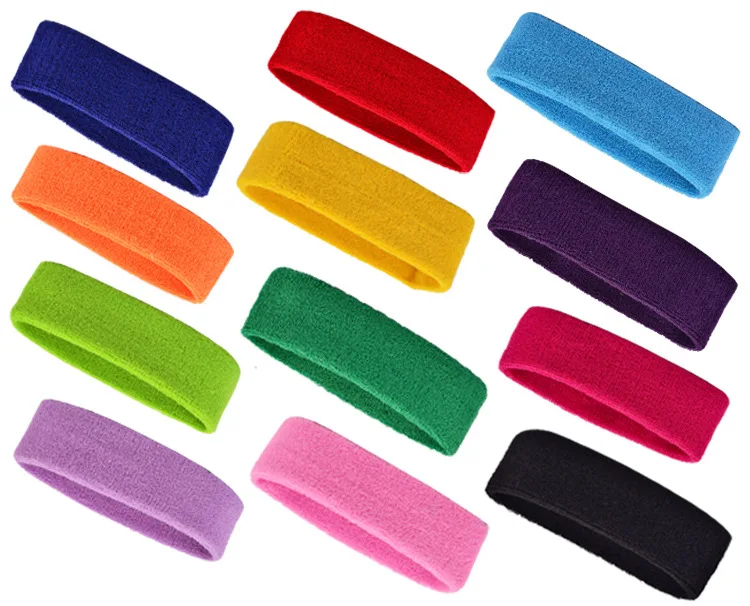 

Dry fit polyamide nylon tennis sweatband sport custom head sweatband, Multi-colors