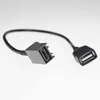 F08821 30cm Car USB Cable Adaptor AUX Cord MP3 CD Changer Fit for Brand Car Cable