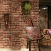 Red/Grey/Black Brick Realistic Brick Wall Faux Wallpaper 3D Effect Rustic