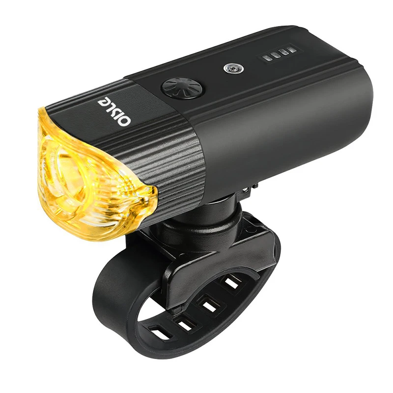 

5 Modes Waterproof Rechargeable Bike Light 4000mah Battery Bicycle Headlight with Output and Input Port, Black