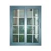 Modern House Safety White Aluminum Grill Sliding French Window Design