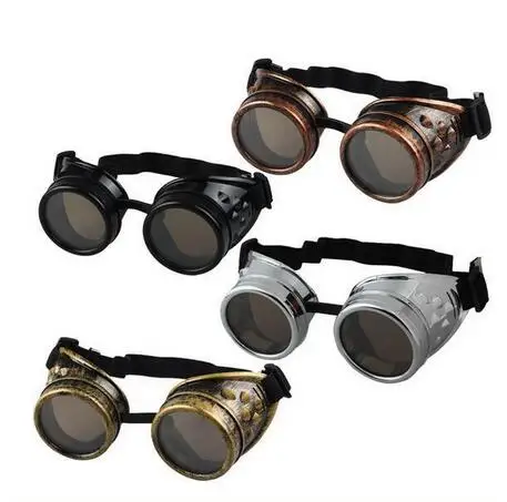 

UV 400 Unisex Gothic Vintage Victorian Style Steampunk Goggle Welding Punk Gothic Glasses Cosplay glasses