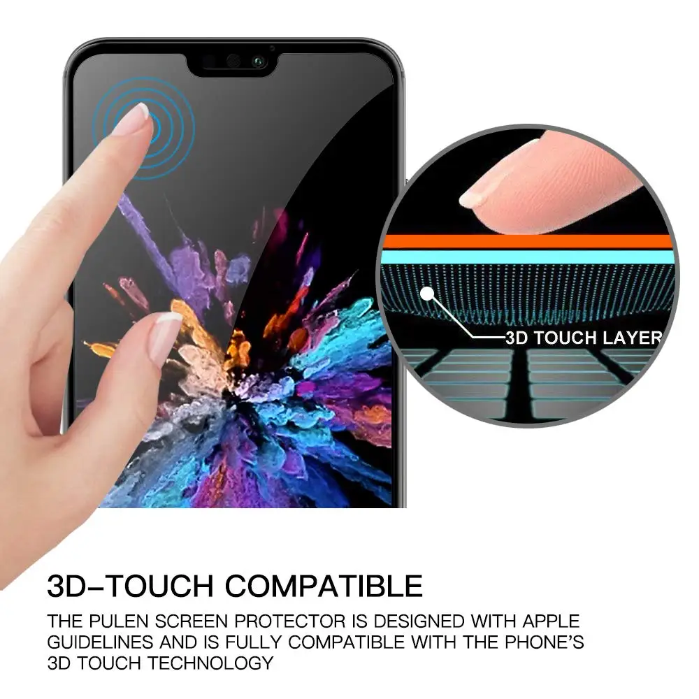 For Honor 8X Screen Protector Tempered Glass Full Adhesive Clear 9H Protective Glass for Huawei Honor 8X