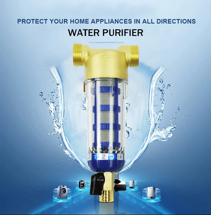 Jktlqz003 Water Filtration Selfcleaning Taps Underground Water Filter