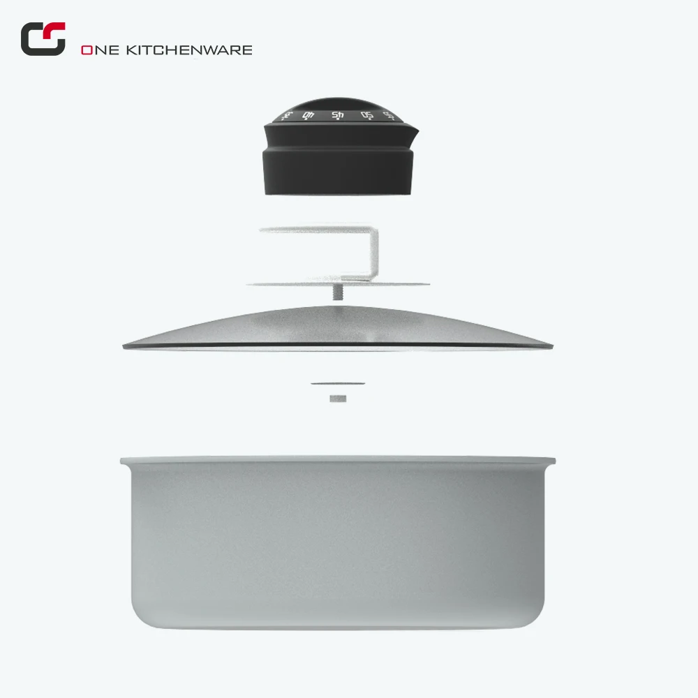 
timer glass lid knob ,removable timer lid knob, mechanical timer lid knob 