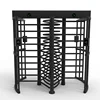 High Security Double Lane Rfid Card Reader Full Height Turnstile