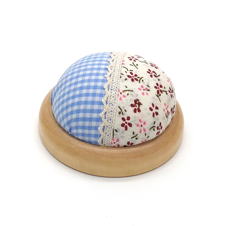 
Free shipping Wooden base sewing Pin Cushion handmade E05-2 