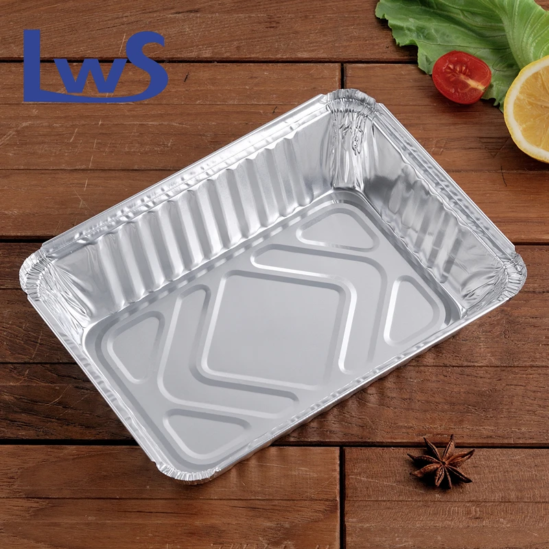 1000ml rectangular aluminum foil food container