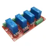 shenzhen electronic components New product 4 Road dual power relay module 5A current high level trigger SMI type has 5V12V24V