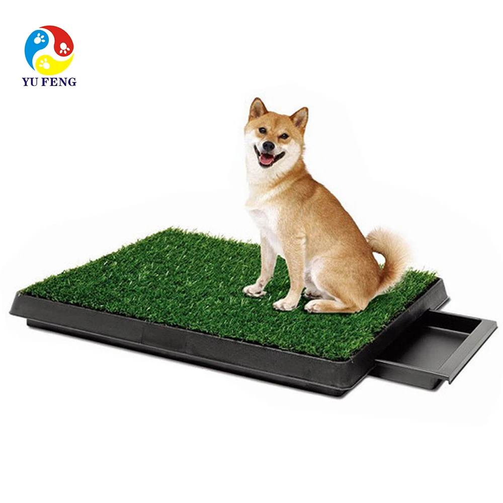 Pet Potty Dog Training Grass Pad Zoom Park Patch Mat Indoor