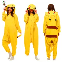

Unisex Party Cartoon Anime Pikachu Pajamas Adult Costumes HPC-3129
