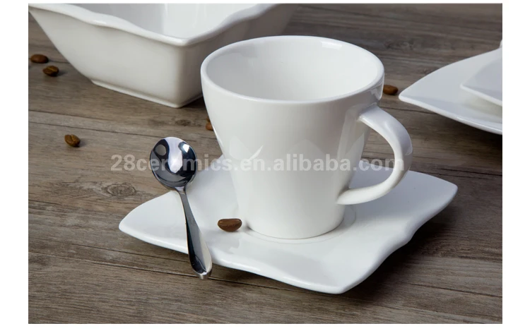 Fancy hotel and restaurant ceramic tableware set