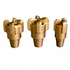 Diamond Drill head 3 wings and 4 wings pdc water well drill bit