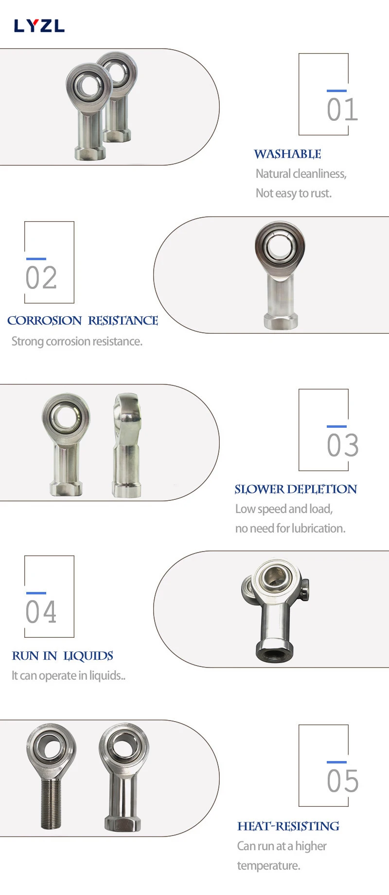 Stainless Steel Rod End Bearing With Internal Thread S116t/k S118t/k