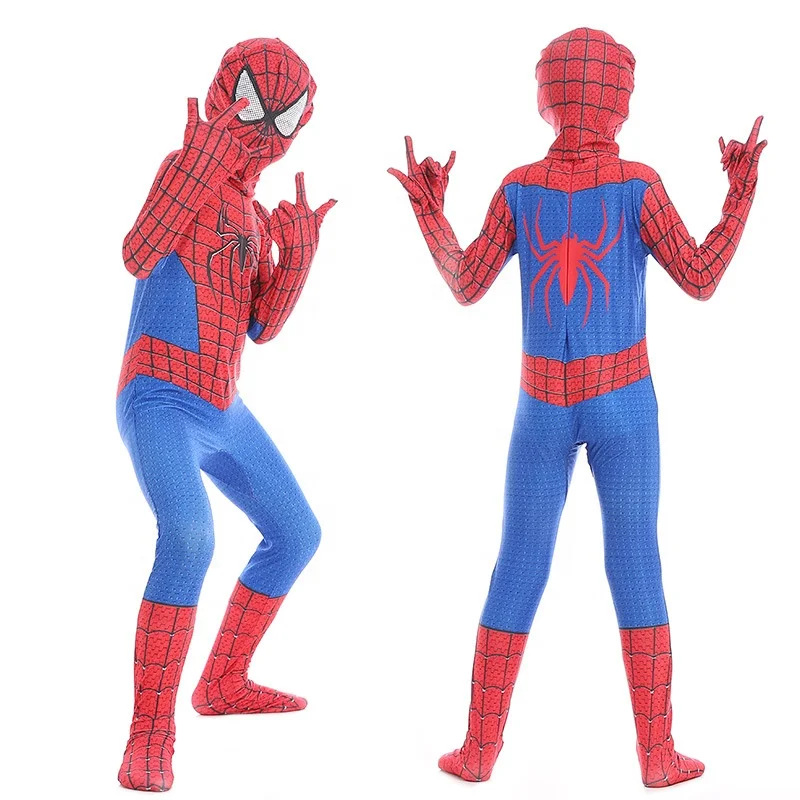 

High Quality spiderman halloween costume for boys spider man costume, Black