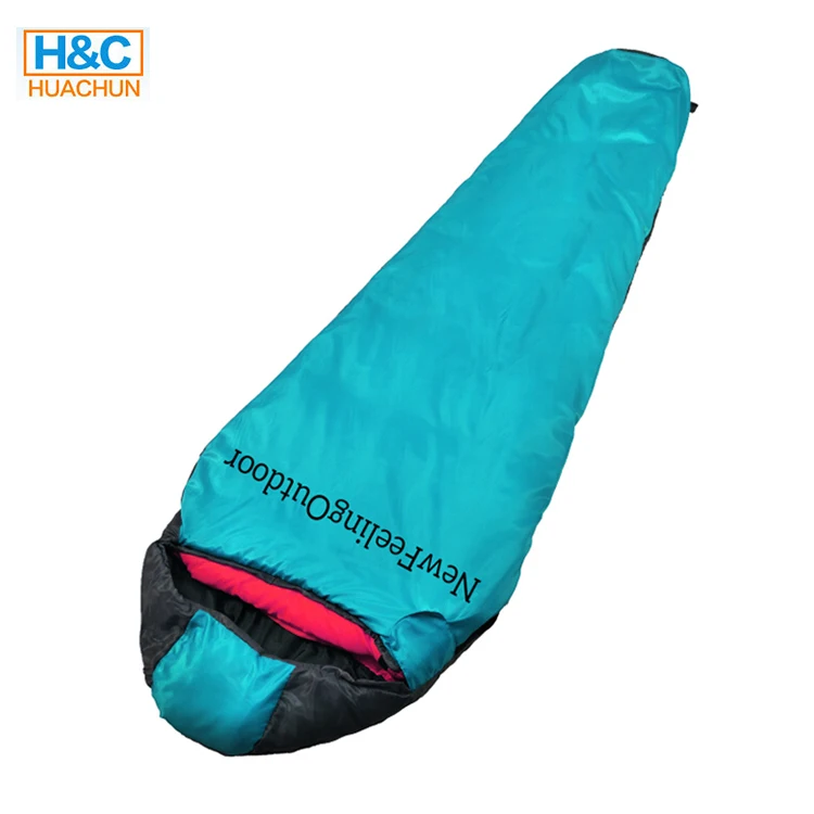 

Wholesale Foldable Hollow waterproof cotton 210T Nylon Sleeping Bag for Travel Camping, Customised