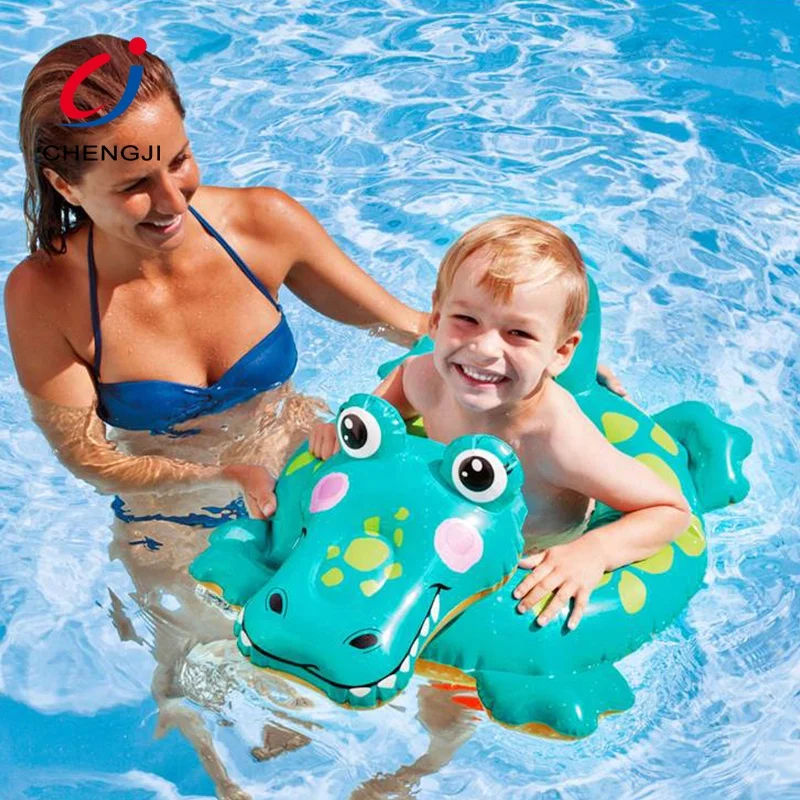 

Amazon hot sale pvc safety summer pool inflatable float kids swim ring