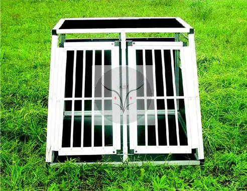 

Hot sale aluminum dog kennel with popular styles, Burlywood