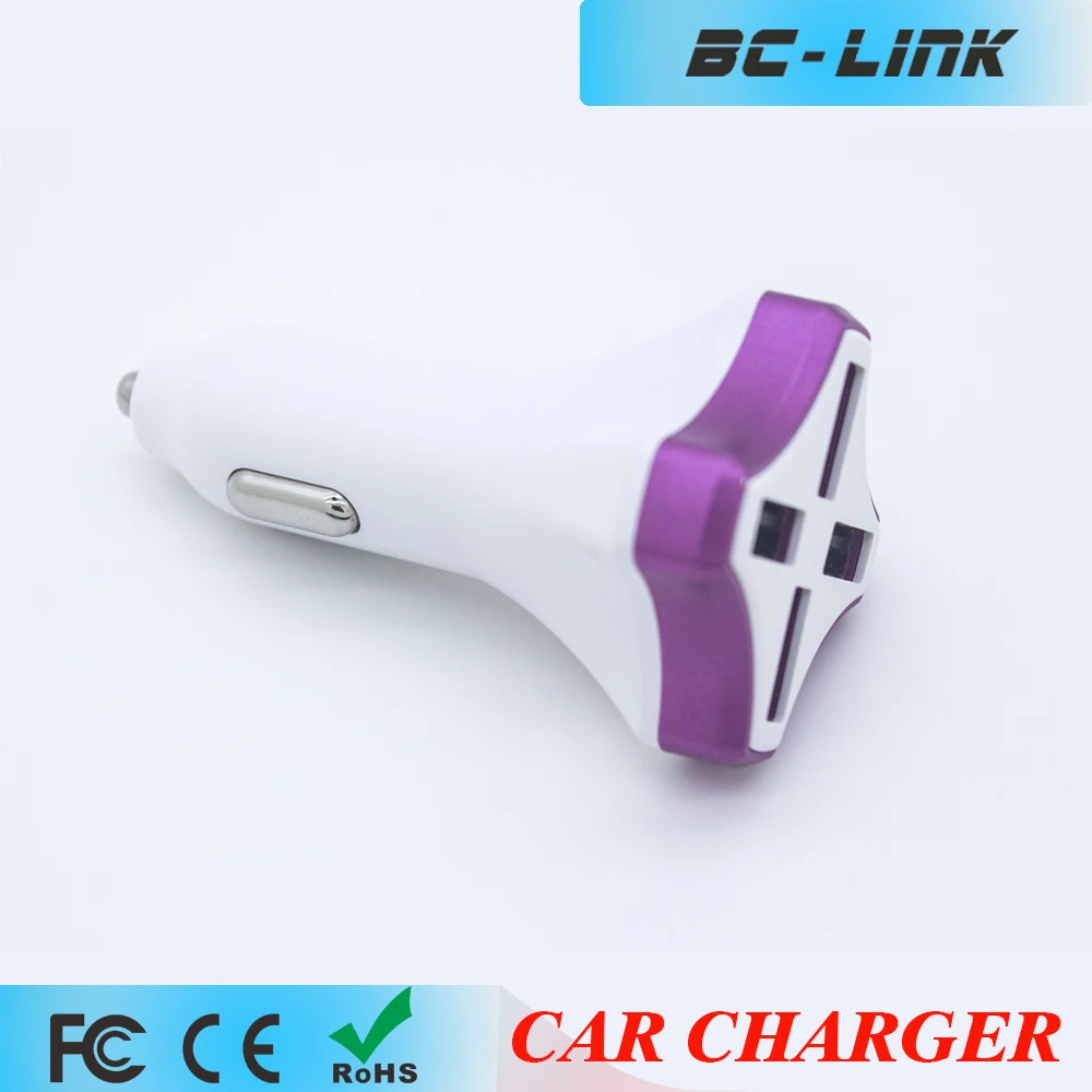 5V 5.1A 4 usb ports qc 2.0 car charger shenzhen factory