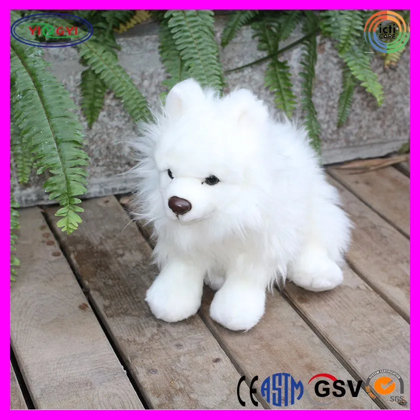 white pomeranian plush