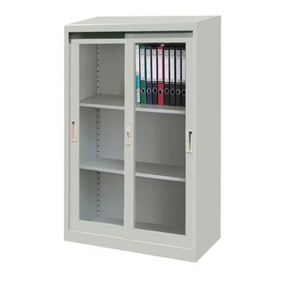 Iso14001 Medicine Cabinet Steel And Glass Silding Door Small