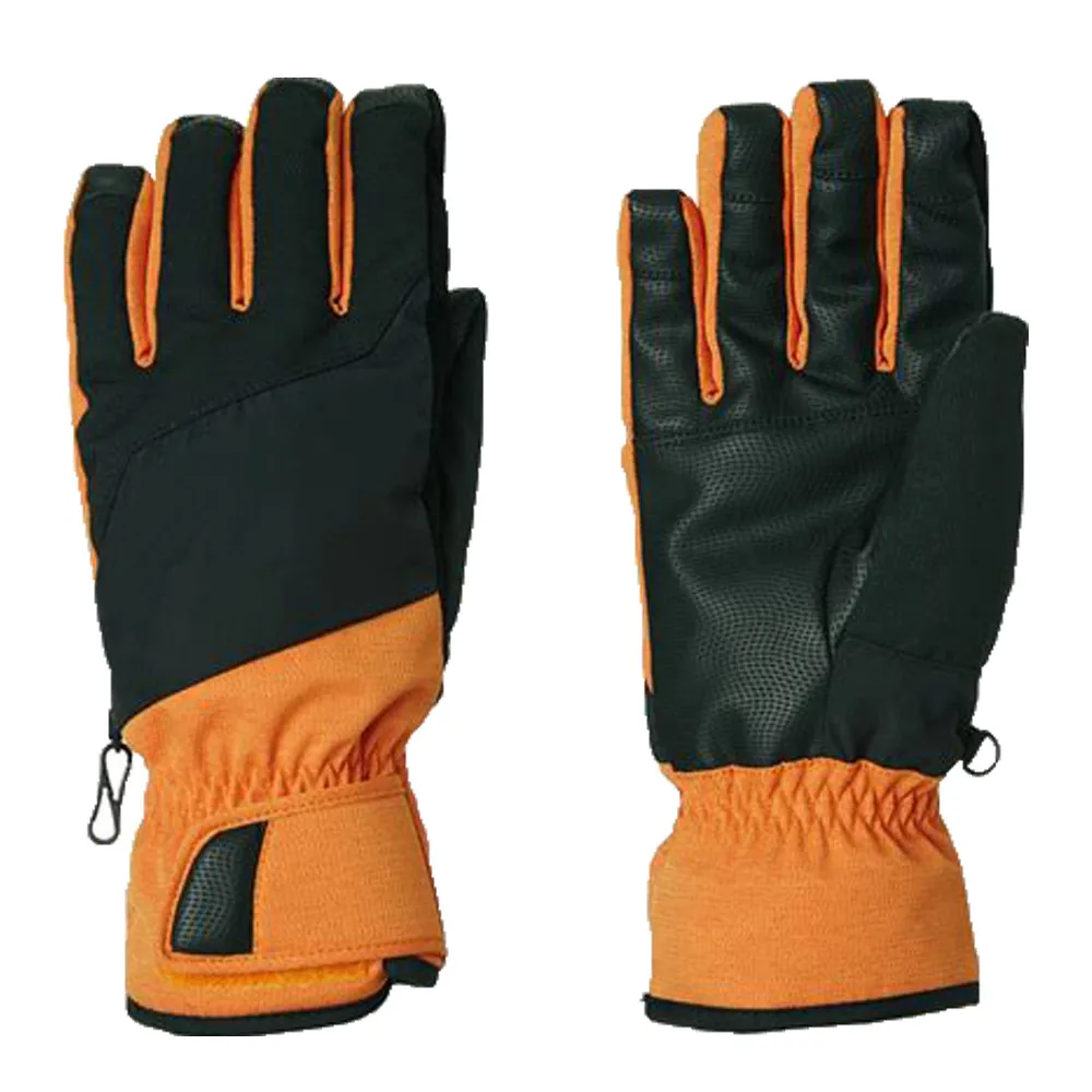 mens brown ski gloves