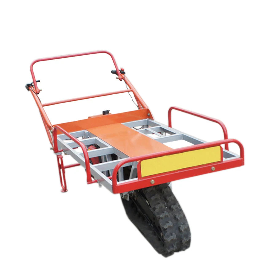 
Crawler type Single Tracked Motor Barrow Wheelbarrow Carrier Truck with Gas Engine 