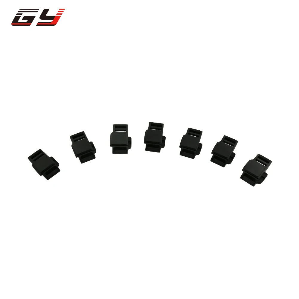 Newest Buckle Helmet Buckle Bike Black Plastic Buckle Button