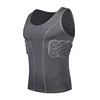 Men Inner Wear Protector Padded Compression Vest for basketball rugby fitness
