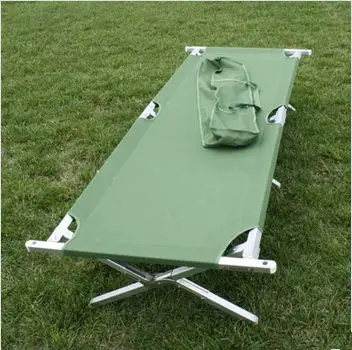 

military folding camping bed, Olive