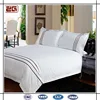 Luxury 400 Thread Count Sateen Fabric Custom Logo Hotel Bed Linen Sheet