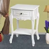 Rococo Bedsides Nightstands Tables One Drawer One Shelf Accent Consoles Furniture Wooden