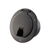 JK18005 RV electric Cable Hatch Replacements white and black, basic hatch round