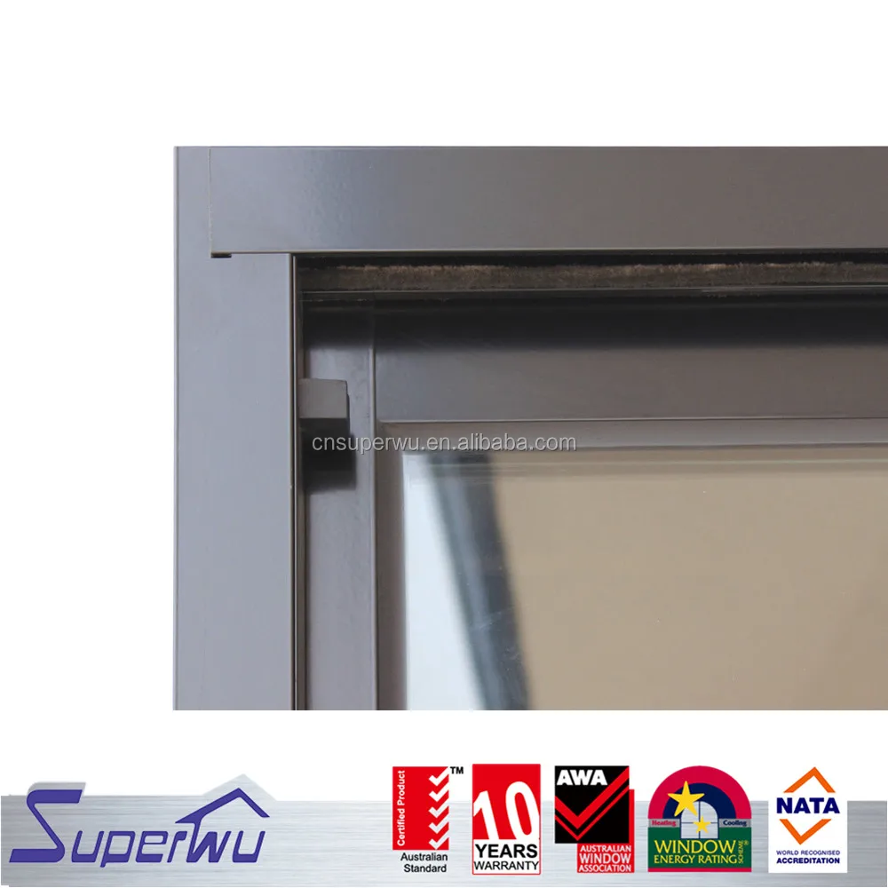Modern hurricane impact  partition wall glass aluminium sliding doors
