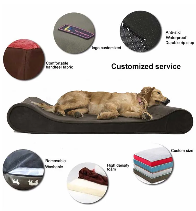Luxury Soft Memory Foam Bed Sofa Mat Cushion Memory Foam Pet Dog