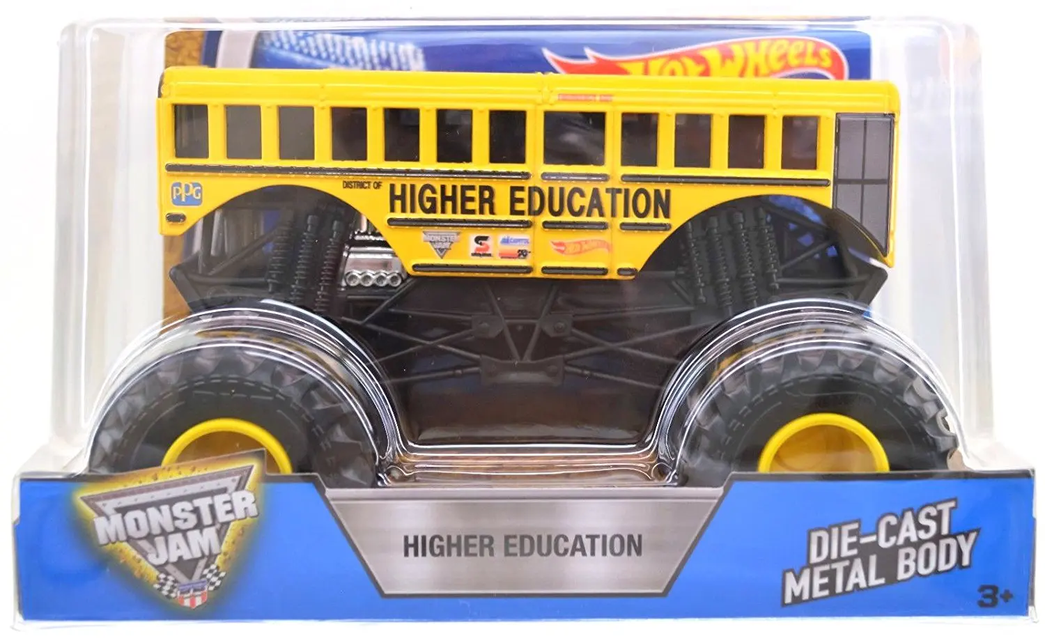 hot wheels school bus monster truck