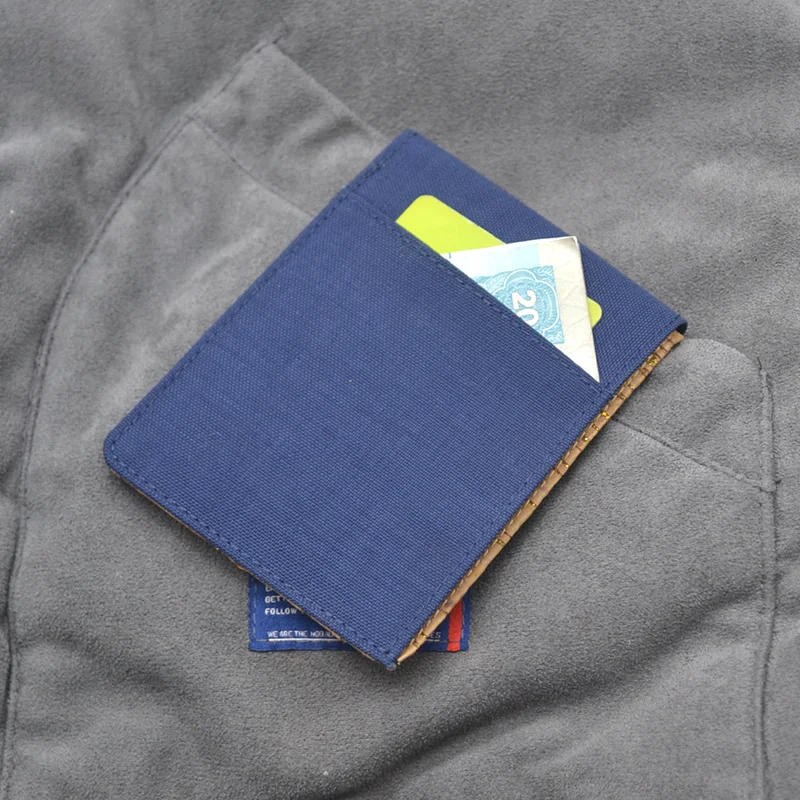 Oem Nylon Cordura Water Proof Wallet Rfid Blocking Natural Cork ...