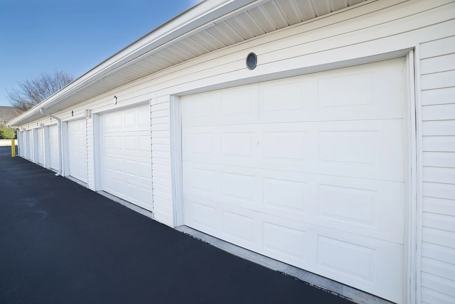 High quality long panel insulated automatic folding up garage doors