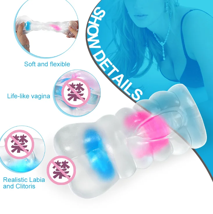 Tightening Silicone Pussy Vagina Sex Dolls Pocket Pussy Toys For Man Penis Exercise Masturbator 4013