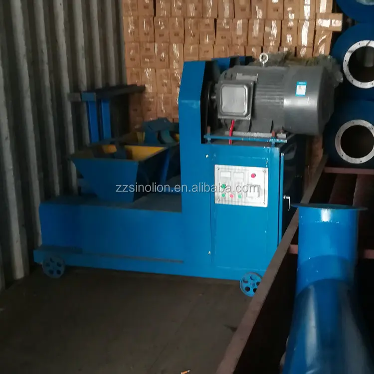 wood sawdust briquetting press machine