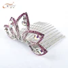 Fashion new designed princess crown hair jewelry hair fork
