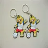 customized make your own silicone anime keychain